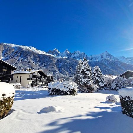 Chamonix Appartement Vue Mont Blanc Avec Jardin Eksteriør billede