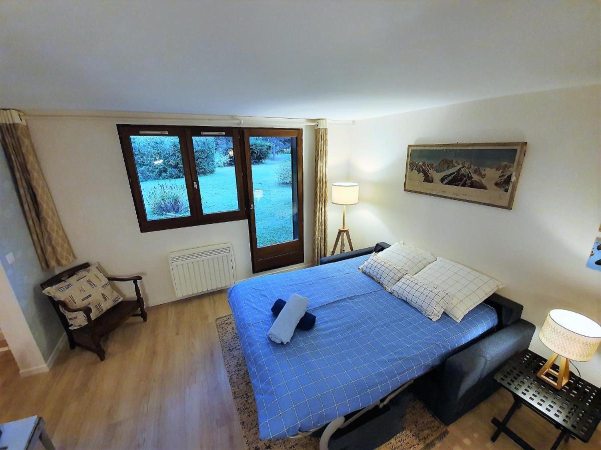 Chamonix Appartement Vue Mont Blanc Avec Jardin Eksteriør billede